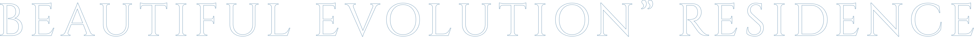 BEAUTIFUL EVOLUTION RESIDENCE