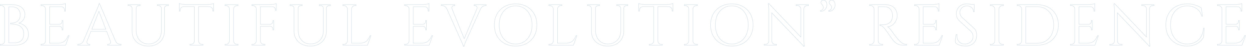 BEAUTIFUL EVOLUTION RESIDENCE