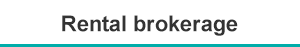 Rental brokerage