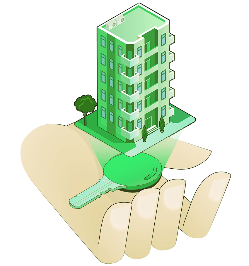区分マンション投資とは?|イラストイメージ