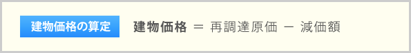 建物価格の算定