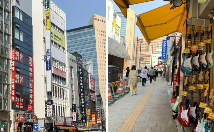 楽器店街