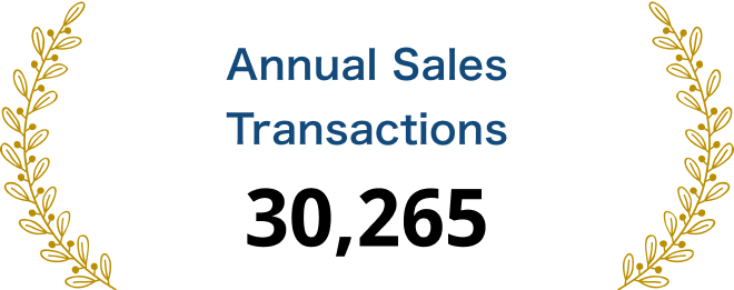 Annual Sales Transactions 32,918