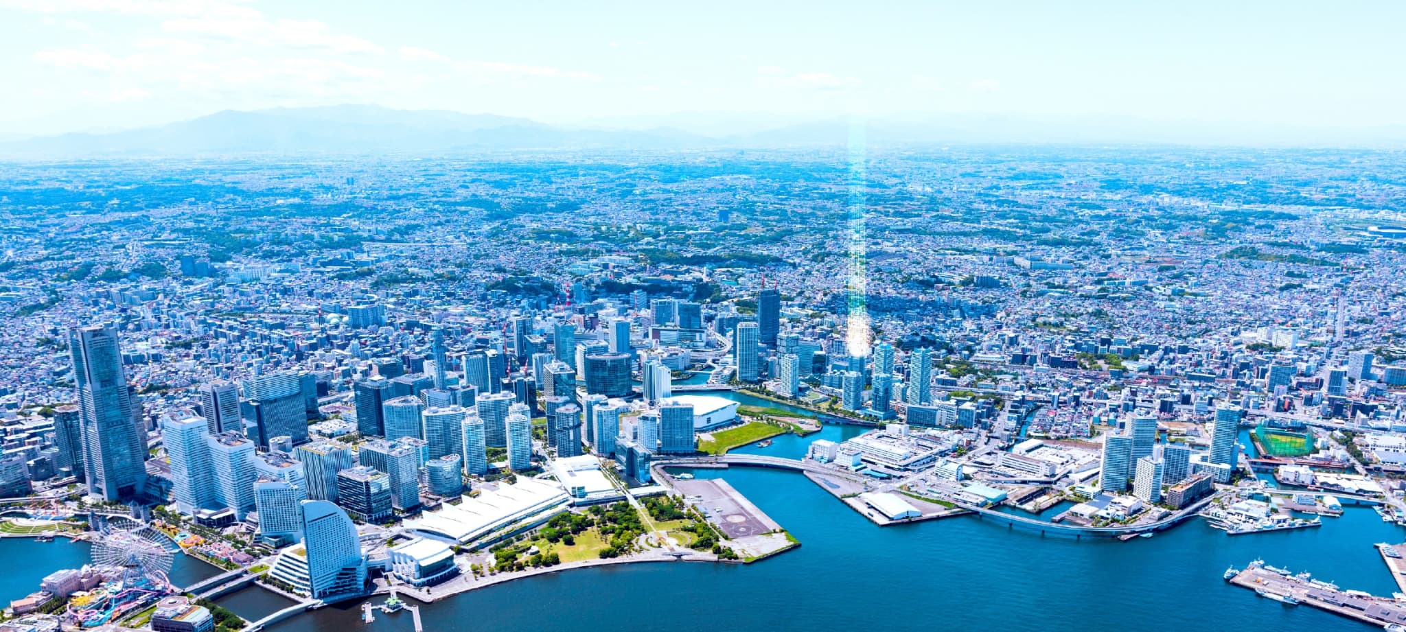 現地周辺航空写真