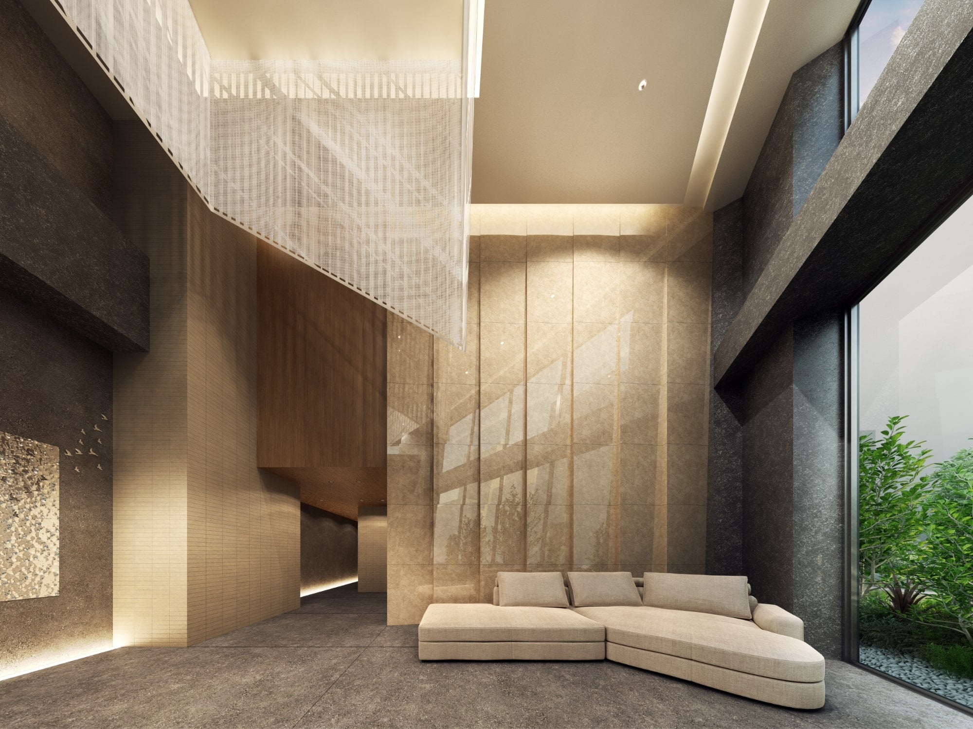 エントランスホール完成予想CG