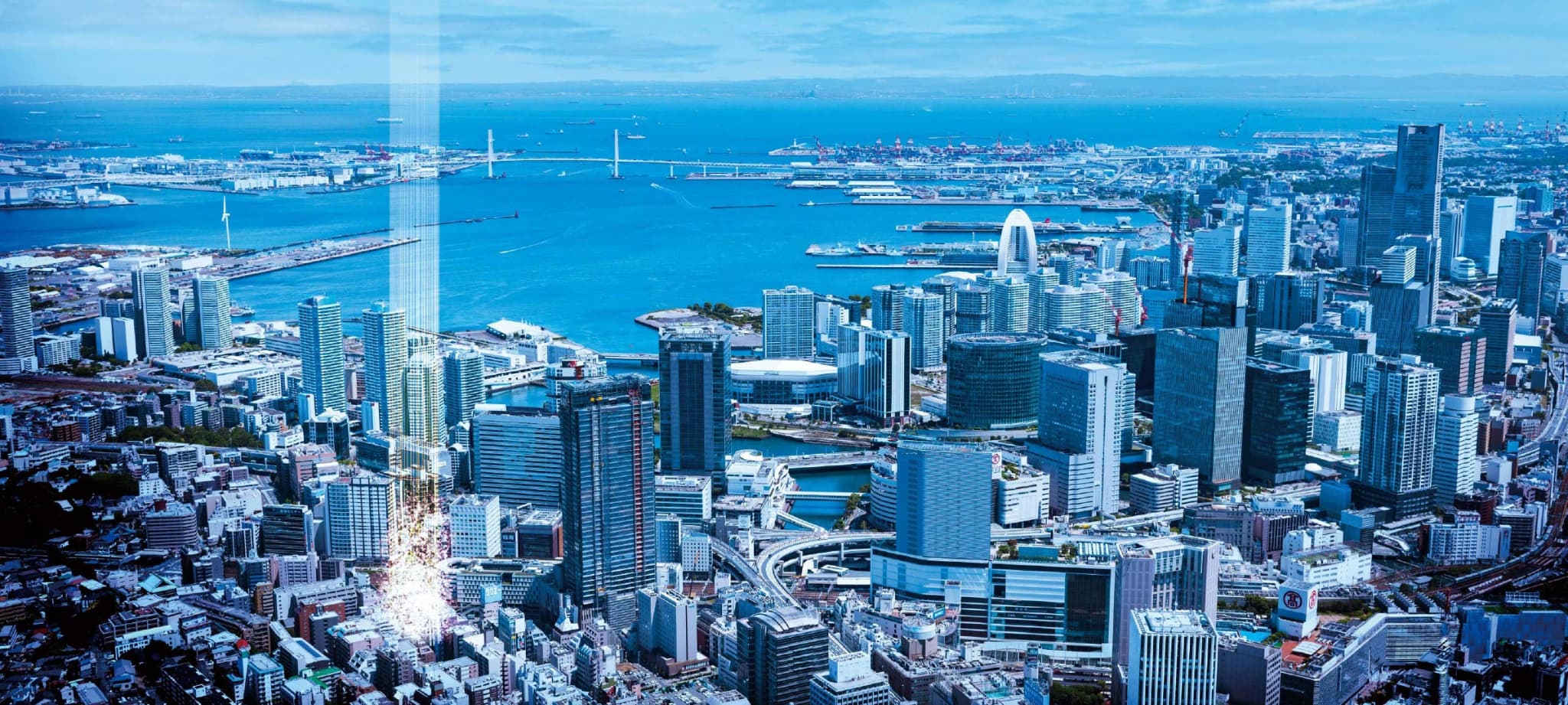 現地周辺航空写真