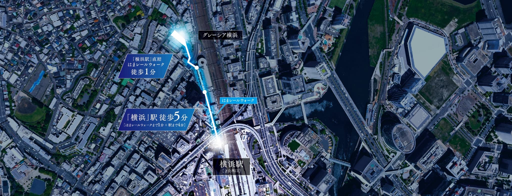 現地周辺航空写真